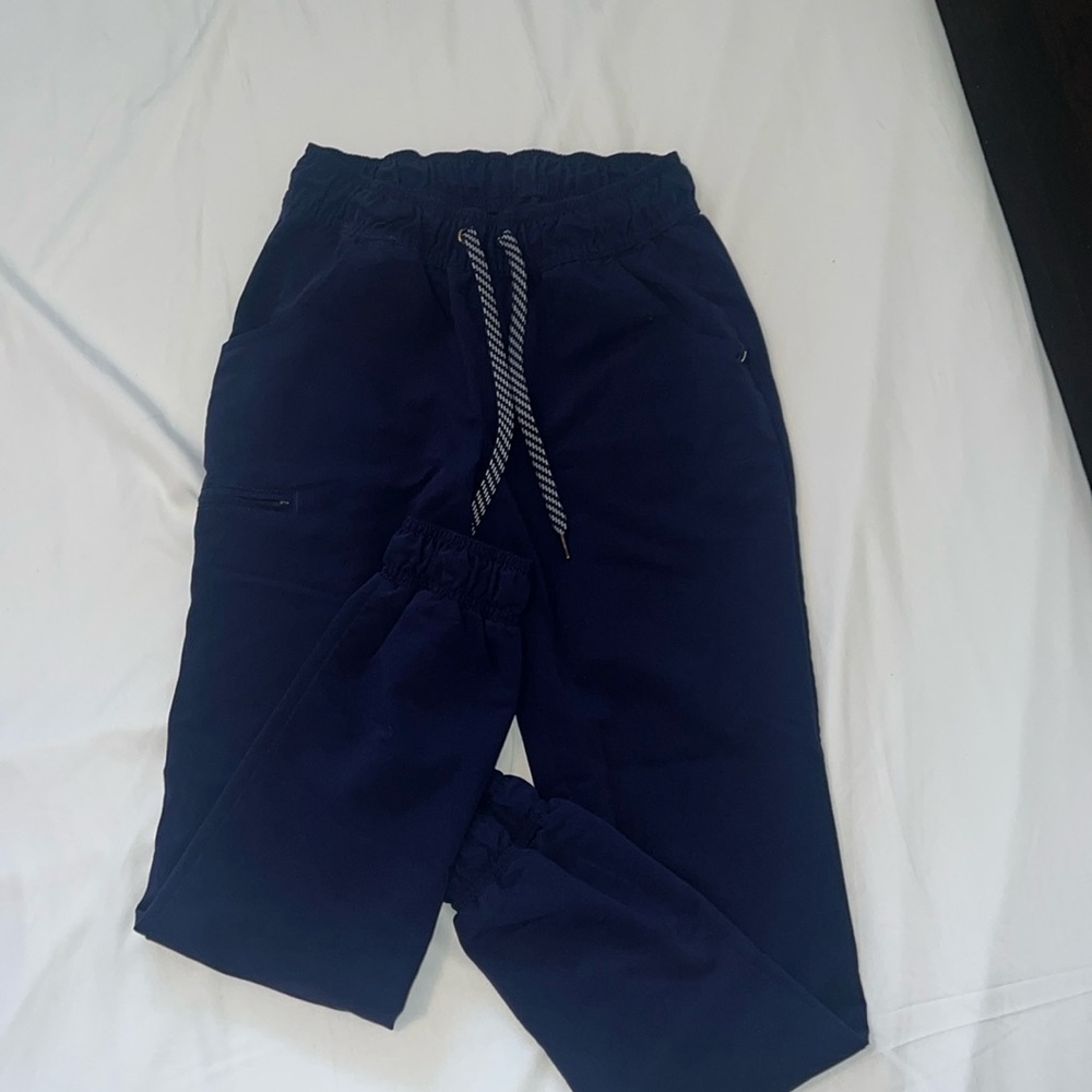 Jaanuu Womens 5 Pocket Skinny Jogger- Navy XS